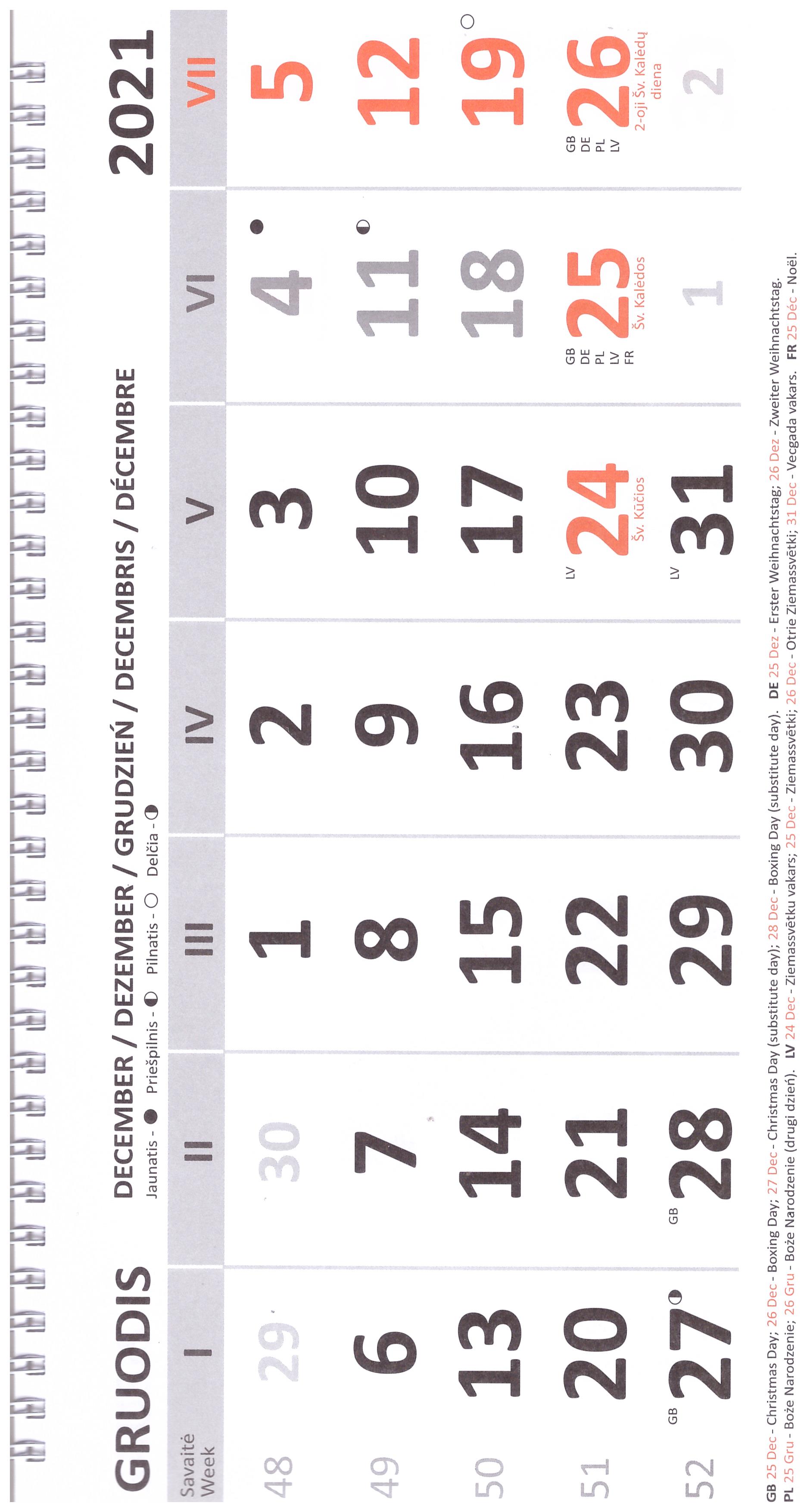 Gryb kalendorius 1